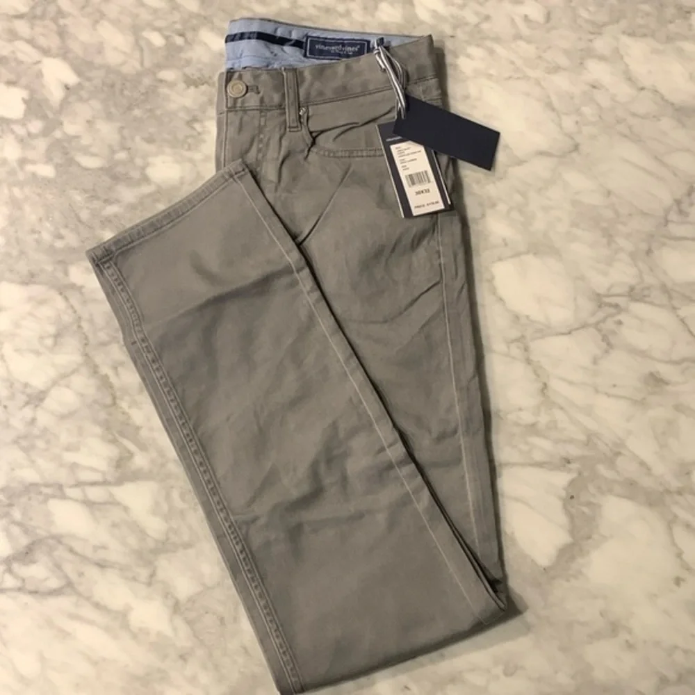 Vineyard Vines “leeward Luxe” 5 pocket pants, gray harbor, 30x32, NWT